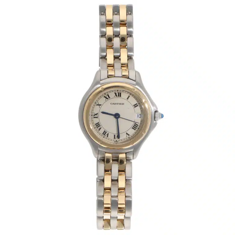 Vintage Cartier Cougar automatic watch in Gold and Steel