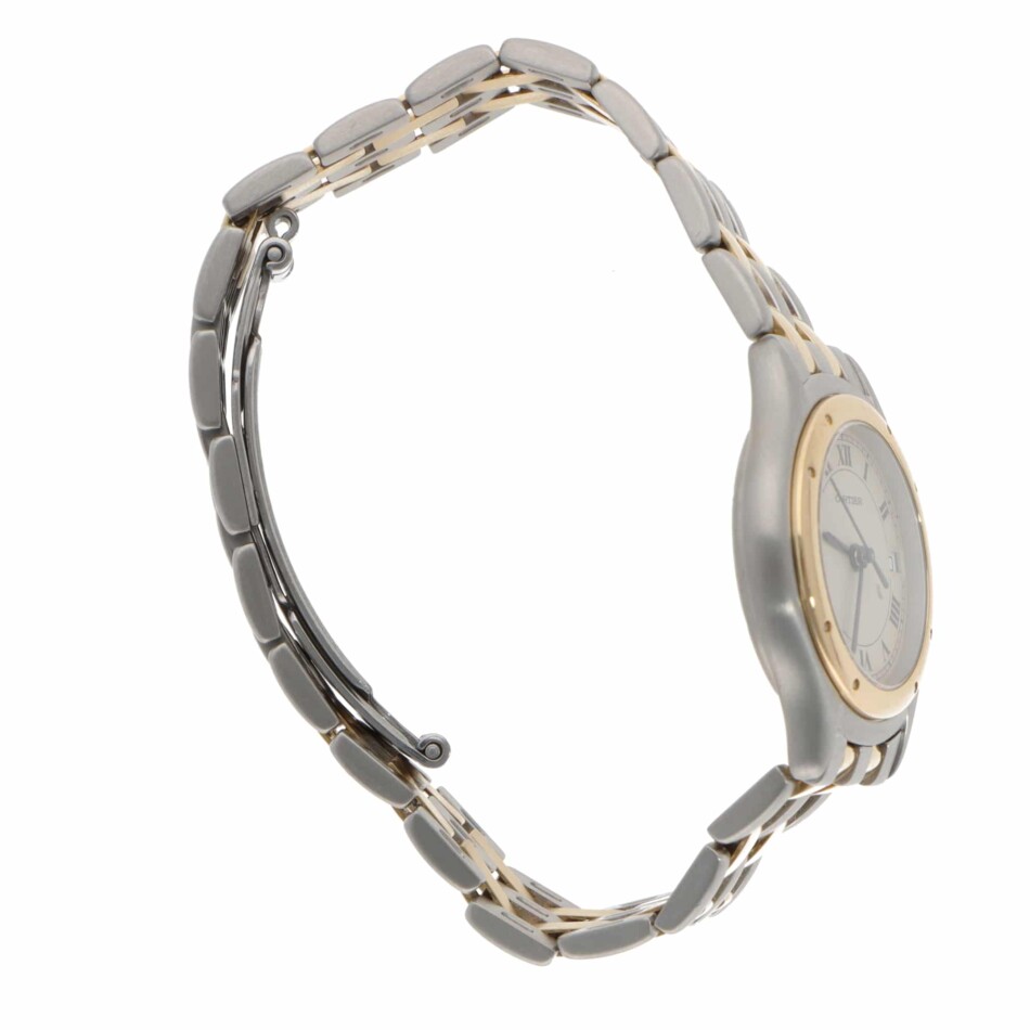 Vintage Cartier Cougar automatic watch in Gold and Steel