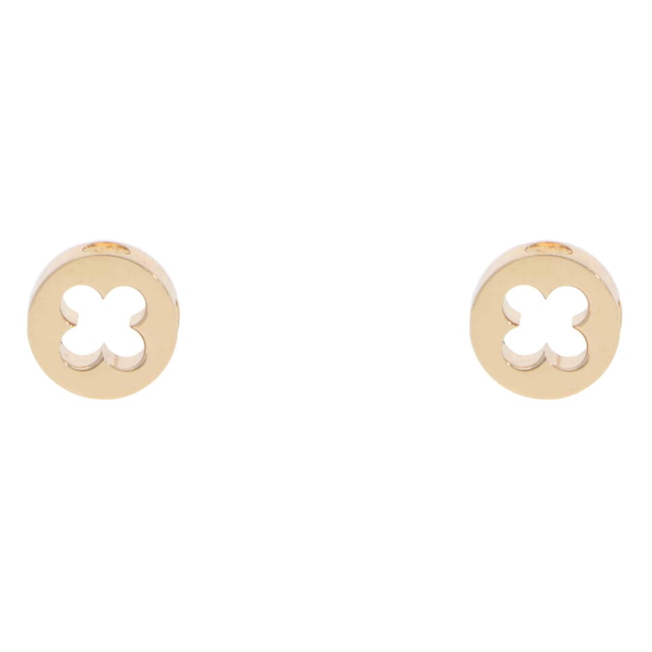 Vintage Louis Vuitton Empreinte Stud Earrings in Yellow Gold