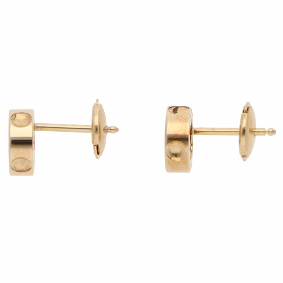 Vintage Louis Vuitton Empreinte Stud Earrings in Yellow Gold