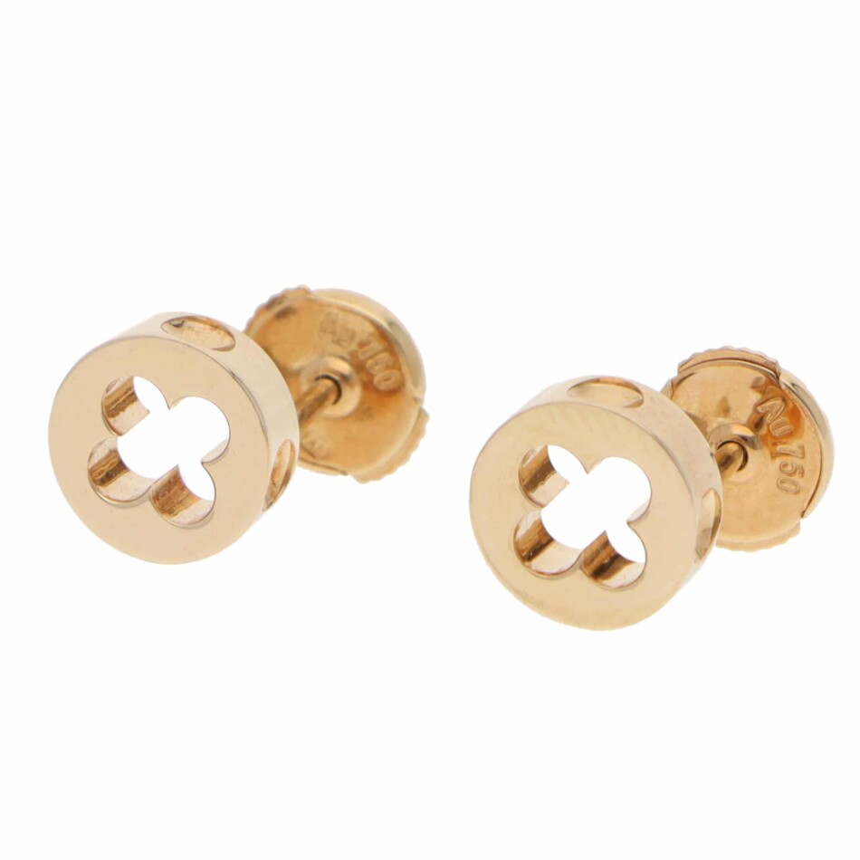 Vintage Louis Vuitton Empreinte Stud Earrings in Yellow Gold