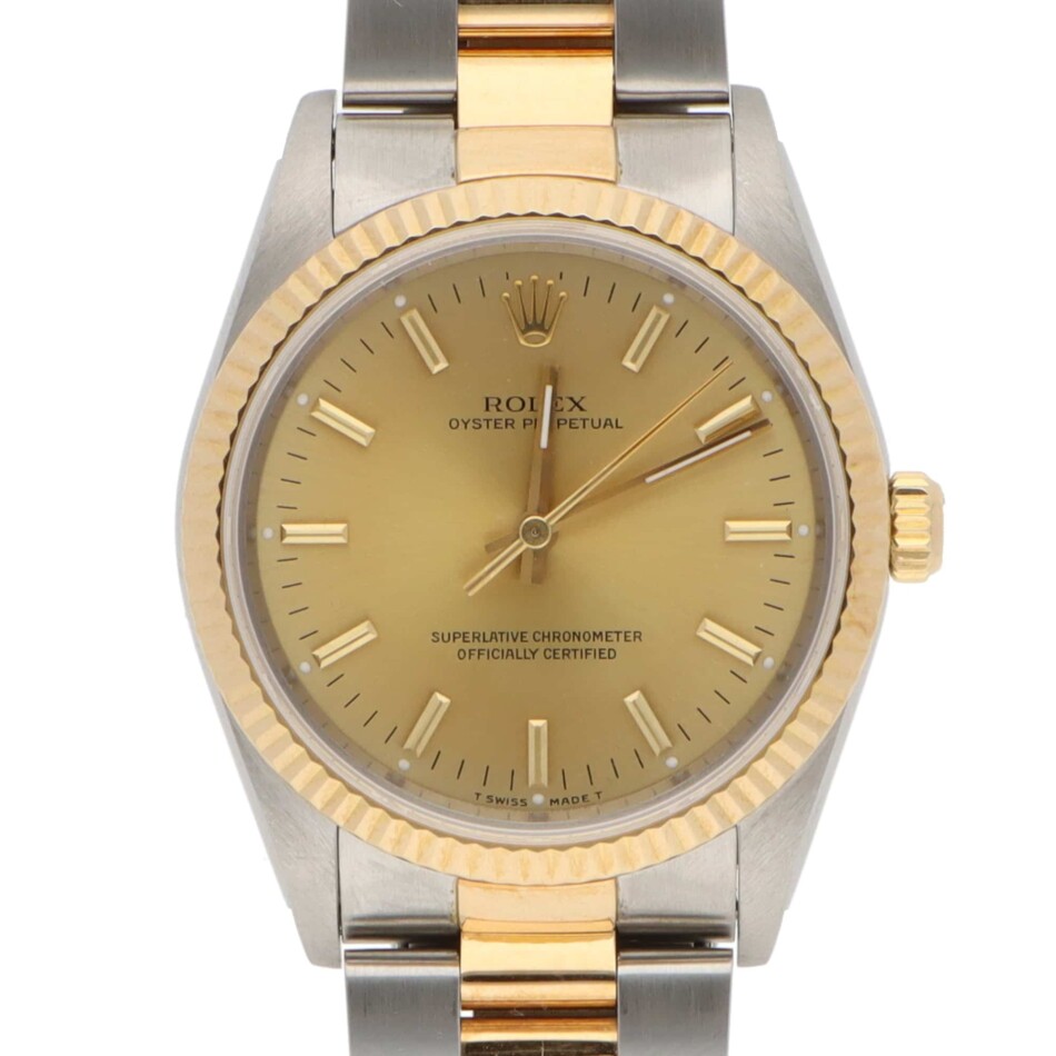 Vintage 1994 Rolex Oyster Perpetual 34mm Model 14233 Watch