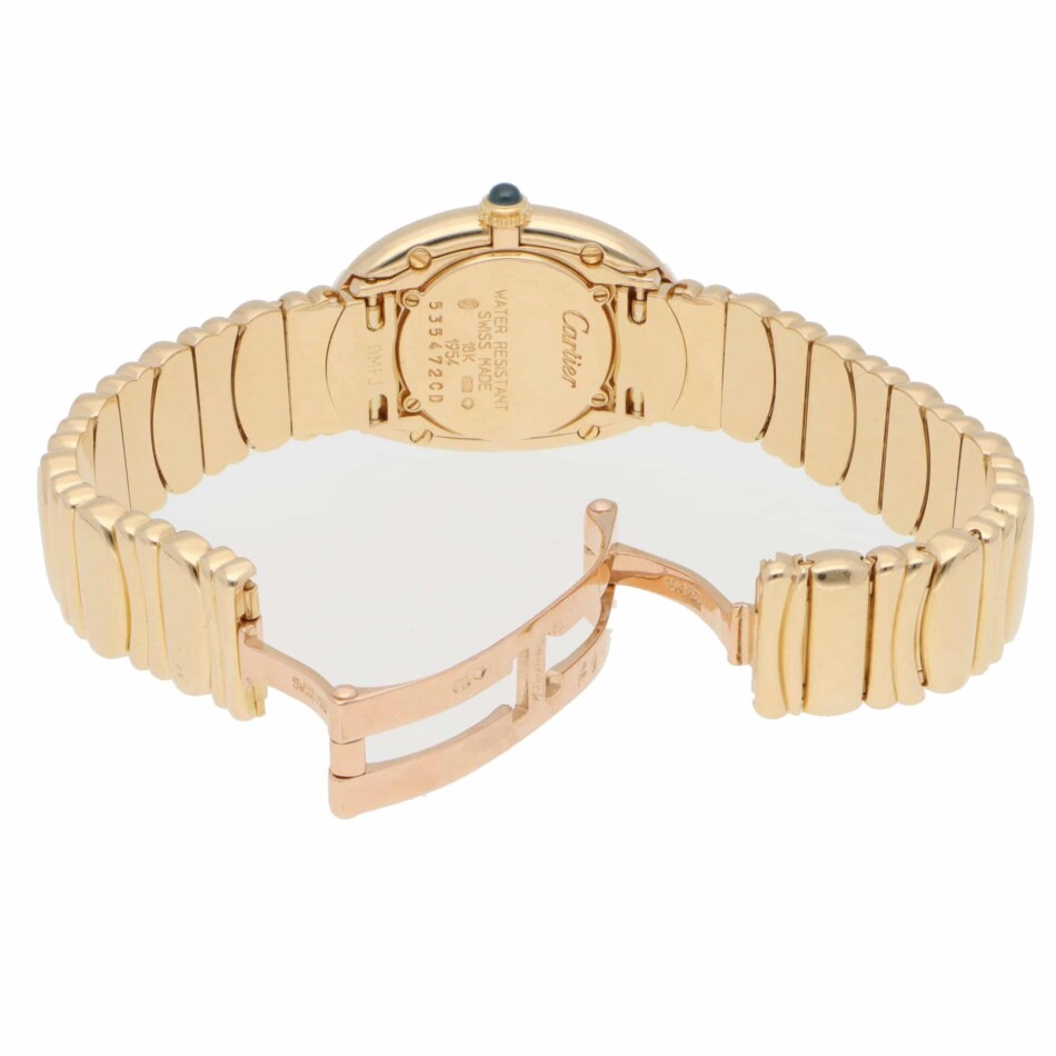 Vintage Cartier Baignoire Yellow Gold Wrist Watch