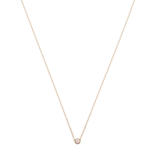 Vintage Cartier d'Amour Diamond Necklace SM in Rose Gold