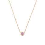 Vintage Cartier d'Amour Pink Sapphire Necklace in Rose Gold