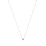 Vintage Cartier d'Amour Pink Sapphire Necklace in Rose Gold