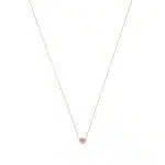 Vintage Cartier d'Amour Pink Sapphire Necklace in Rose Gold