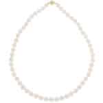 Akoya Pearl Strand Necklace with Yellow Gold Clasp