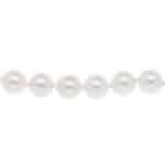 Akoya Pearl Strand Necklace with Yellow Gold Clasp