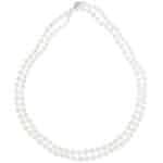 Freshwater Pearl Strand Necklace with White Gold Clasp