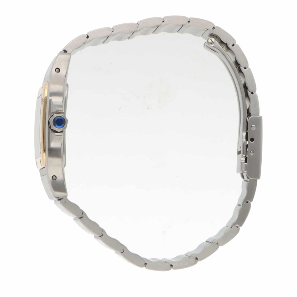 Vintage Cartier Santos Galbee 24mm steel and gold