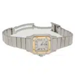 Vintage Cartier Santos Galbee 24mm steel and gold