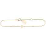 Vintage Cartier d'Amour Diamond Bracelet SM in Yellow Gold