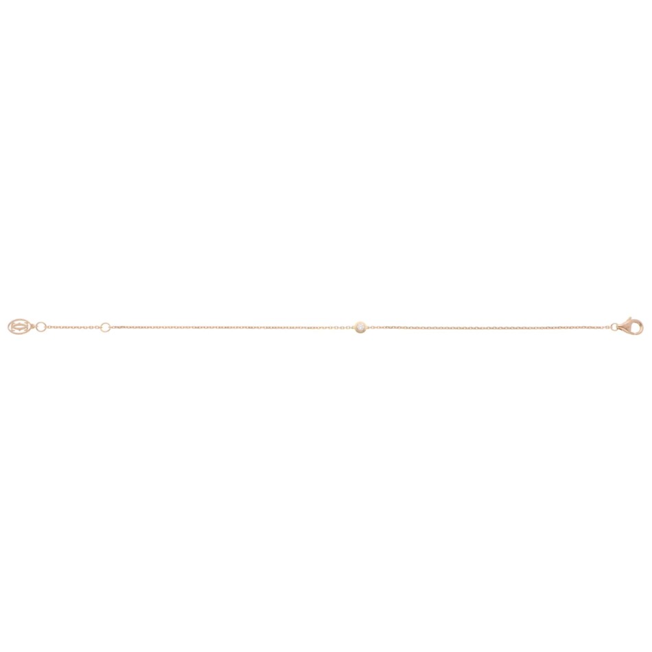 Vintage Cartier d'Amour Diamond Bracelet XS in Rose Gold