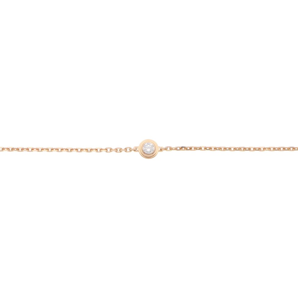 Vintage Cartier d'Amour Diamond Bracelet XS in Rose Gold