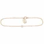 Vintage Cartier d'Amour Diamond Bracelet SM in Rose Gold