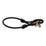Vintage Cartier Trinity Black Cord Bracelet in Gold