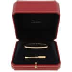 Vintage Cartier LOVE Bracelet SM in Yellow Gold, Size 19