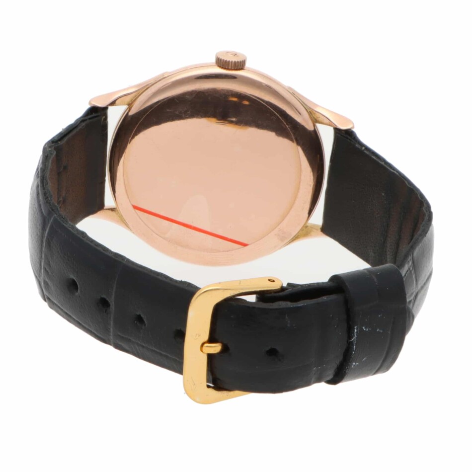 Vintage 1950 Omega Jumbo Rose Gold Wristwatch