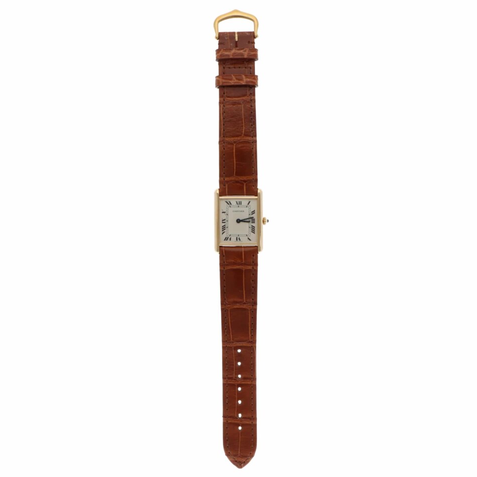 Vintage Cartier Tank Louis yellow gold wristwatch