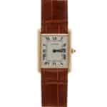 Vintage Cartier Tank Louis yellow gold wristwatch