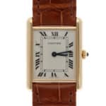 Vintage Cartier Tank Louis yellow gold wristwatch