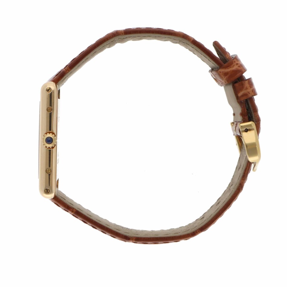 Vintage Cartier Tank Louis yellow gold wristwatch