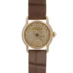 Vintage Cartier Riviera Diamond-Set Dial Watch