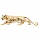 Vintage Panthère de Cartier Brooch in Yellow Gold