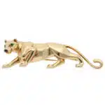Vintage Panthère de Cartier Brooch in Yellow Gold