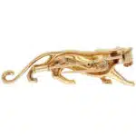 Vintage Panthère de Cartier Brooch in Yellow Gold