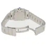 Vintage Cartier Santos Galbee automatic 24mm guilloche dial