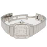 Vintage Cartier Santos Galbee automatic 24mm guilloche dial