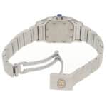 Vintage Cartier Santos Galbee 24mm steel and gold wrist watch