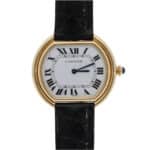 Vintage Cartier Ellipse Large Model 78091 yellow gold c.1970s