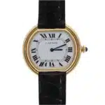 Vintage Cartier Ellipse Large Model 78091 yellow gold c.1970s