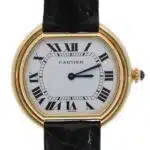 Vintage Cartier Ellipse Large Model 78091 yellow gold c.1970s