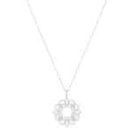 Vintage Tiffany & Co. Enchant Scroll Diamond Pendant Necklace