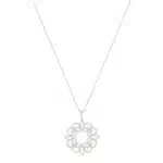 Vintage Tiffany & Co. Enchant Scroll Diamond Pendant Necklace