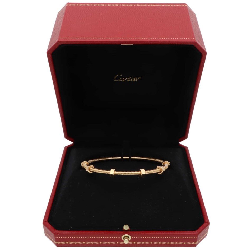 Vintage Cartier Ecrou de Cartier Bracelet in Yellow Gold