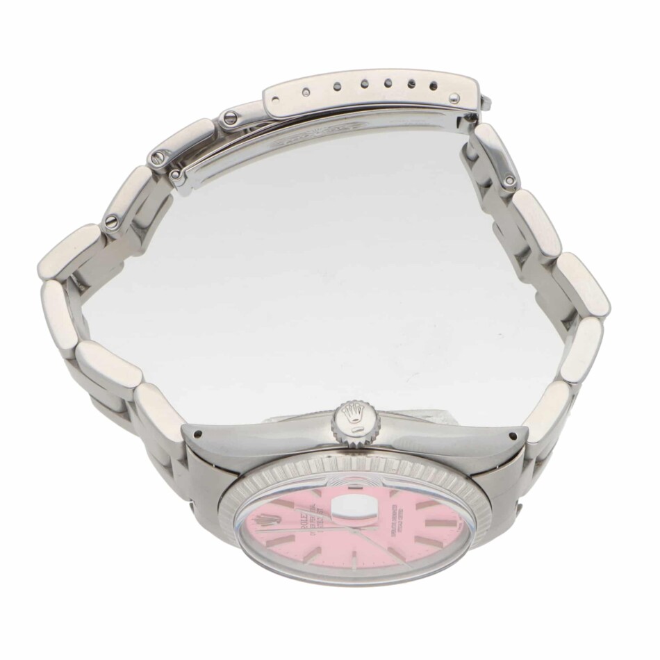 Vintage 1982 Rolex Oyster Perpetual Datejust 36mm Custom Pink