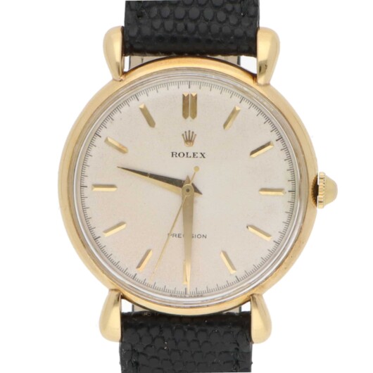Vintage 1976 Rolex Precision Gold Dress Watch