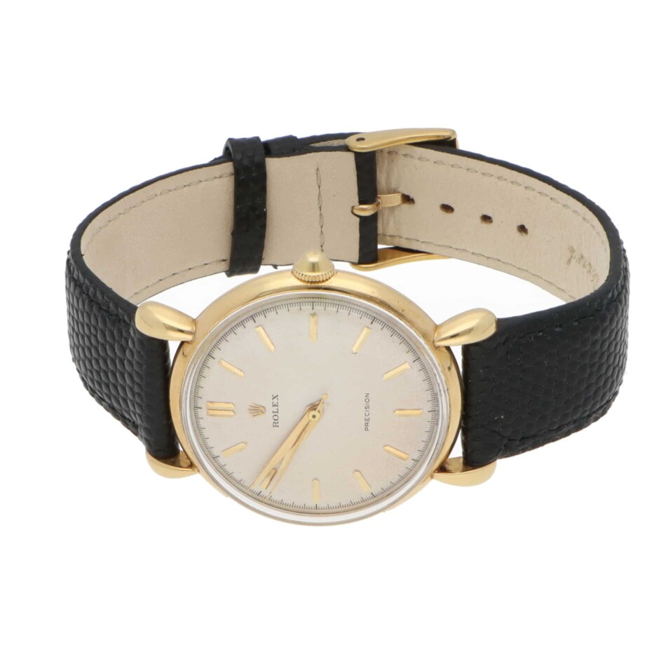 Vintage 1976 Rolex Precision Gold Dress Watch