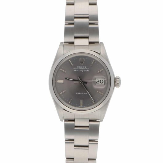 Vintage 1971 Rolex Air-King Date Grey Dial Watch Ref 5700