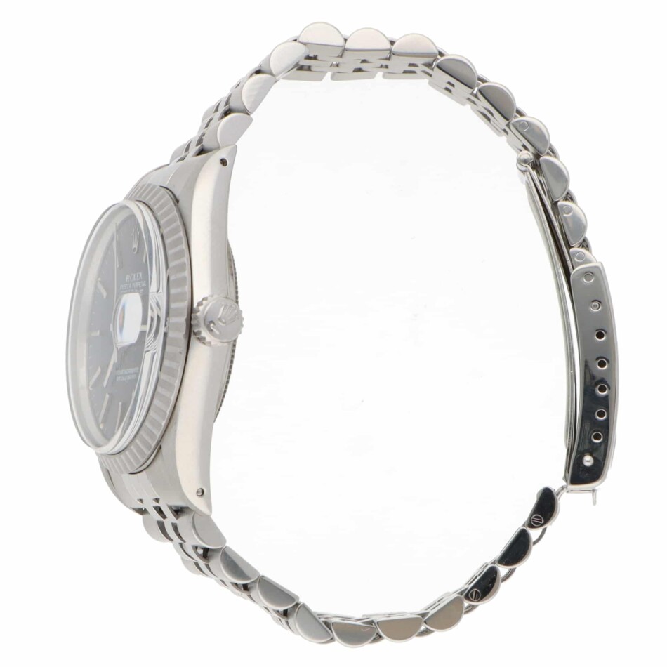 Vintage 1986 Rolex Oyster Perpetual Datejust Grey Linear Dial