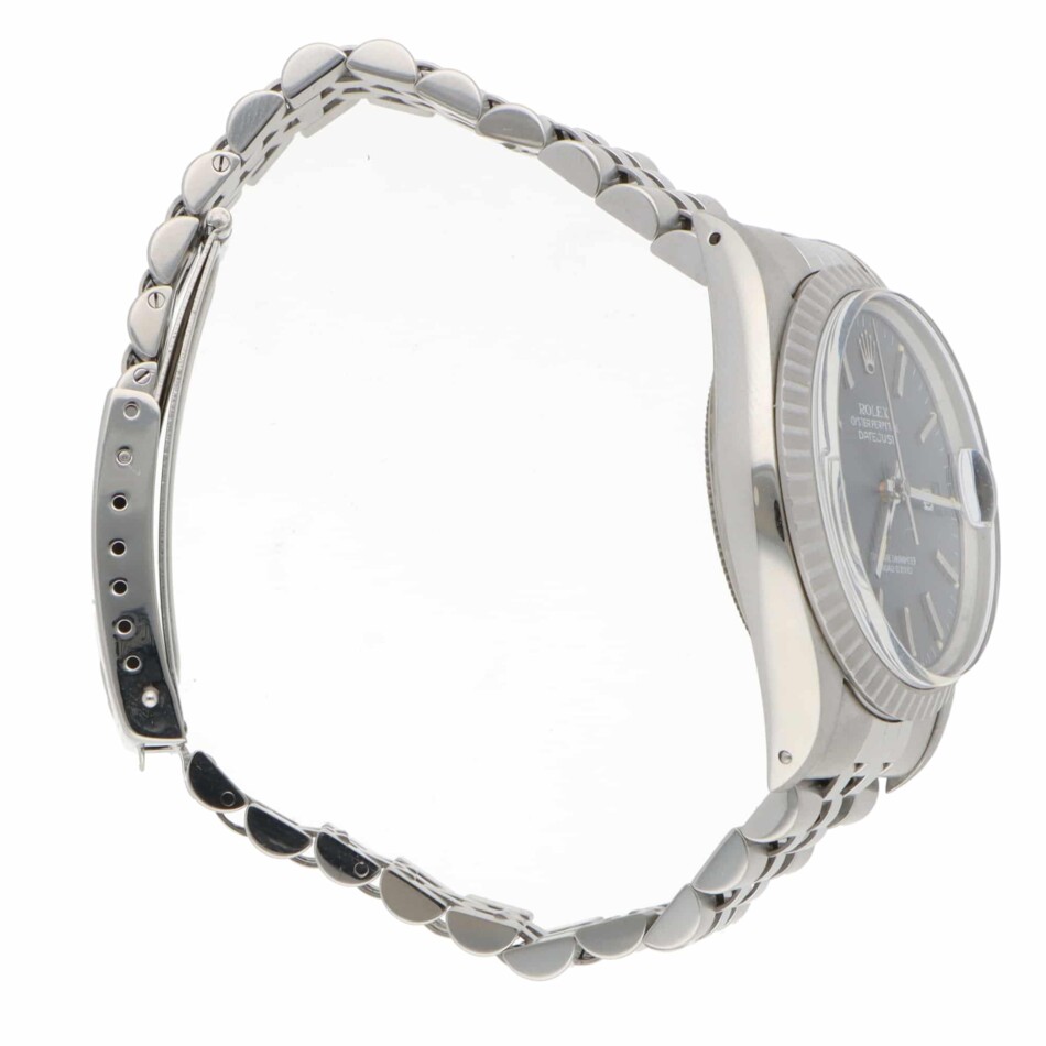 Vintage 1986 Rolex Oyster Perpetual Datejust Grey Linear Dial