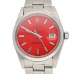 Vintage 1975 Rolex Oyster Perpetual Date Custom Red Dial