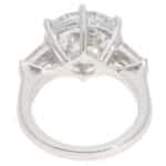 Vintage 7.63ct GIA Certified Diamond Five Stone Ring