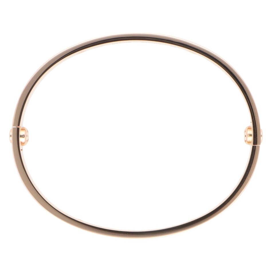 Vintage Cartier LOVE Bracelet in Rose Gold, Size 19