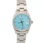 Vintage 1971 Rolex Oysterdate Custom Blue Manual Watch